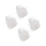4 Pack Longest Haired Artificial Fur Fluffy Synthetics Fibers Hair Hook Bind Axs