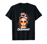 Germany Girl Germany Flag for Women Patriotic Germany Girl T-Shirt