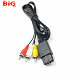 Composite  AV  Cable  Compatible  with  N64 / Ngc / Super  SNES ( 1 . 8M / 6Ft )