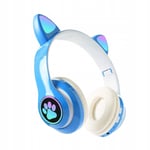 Casque gaming oreille de chat RVB,ecouteurs bluetooth sans fil,JLB406