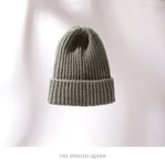 (Säädettävä Vihreä) Candy Color Pipo Naisille Talvihattu Neulottu jäljitelmä Cashmere Skullies Lämmin Pehmeä Lippalakki Naisten Hatut Tytölle Gorros