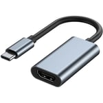 Adaptateur usb c vers hdmi pour moniteur, Station d'accueil pour ordinateur portable 4K hdmi vers usb c pour MacBook pro, Câble usb Type c vers hdmi