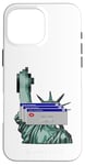 iPhone 16 Pro Max Cool New York City NYC Statue of Liberty USA Flag Design Case