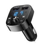 Auto Bluetooth Musiikkisovitin FM-lähetin-vastaanotin Autosarja MP3-äänisoitin Handsfree 3.1A USB-pikalaturi Autotarvikkeet