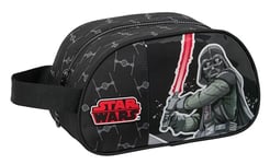 Star Wars The Fighter - Trousse Scolaire Moyenne avec poignée, Trousse pour Enfant, Adaptable au Chariot, Facile à Nettoyer, Confortable et Polyvalent, qualité et résistance, 26 x 12 x 15 cm, Couleur