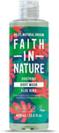 Faith In Nature Natural Aloe Vera Body Wash Soothing Shower Gel Vegan and Cruelt