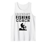 Legendary Fishing Coach Fishing Bigfoot Yeti Sasquatch Tank Top