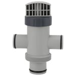 Valve &agrave; piston &agrave; double tuyau fendu pour piscine en plastique Intex 11872, accessoire de fixation pour piscine hors sol et entretien de la pompe de piscine