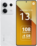 Xiaomi Redmi Note 13 5G 8GB+256GB White(Version Française + 2 Ans de Garantie)