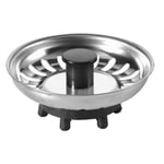 Kitchen Sink Basket Strainer Plug With Rubber Finger Seal McAlpine BSKTOP