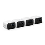 eufy Security SoloCam C210, Camera Surveillance WiFi exterieure sans Fil, résolution 2K, Wi-FI 2,4 GHz, sans Frais Mensuels, 4 Pack