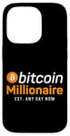 iPhone 14 Pro Bitcoin Crypto Millionaire Bitcoin Millionaire Est. Any Day Case