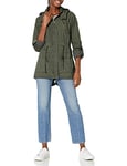 Levi's Women's Cotton Hooded Anorak Jacket (Standard & Plus Sizes), Army Green, S