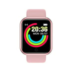 Montre Connectée Y68 D20 Pour Hommes Et Femmes,Bluetooth,Téléphone Connecté,Bracelet De Sport Pour Enfants,Suivi Du Sommeil Et De La Condition Physique - Type Y68pinkori