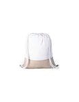 BigBuy Outdoor Drawstring Backpack 145982 S1416185, Adult Unisex, Natural, Single