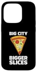 Coque pour iPhone 14 Pro Design amusant Love Pizza Big City Style