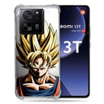 Cokitec Coque Renforcée pour Xiaomi 13T / 13T Pro Manga Dragon Ball Sangoku Portrait