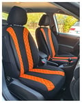 Housses de siège sur Mesure compatibles avec VW Caddy 5 conducteur et Passager à partir de 2020 numéro de Couleur : N305