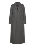 Vero Moda Vmvincemilan Long Coat Ga Boo Grå