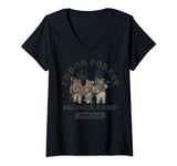 Womens Star Wars Ewok Endor Camp Speeder Vintage V-Neck T-Shirt