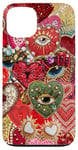 Coque pour iPhone 13 Autocollant vintage Style Collage Scrapbook Tiles Y2K