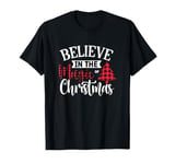 Believe In The Magic Of Christmas Tree Christmas T-Shirt