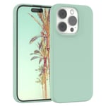 For Apple iPhone 15 Pro Phone Cover Silicone Case Protection Cover Mint Green