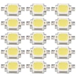 20PCS 10W LED Pure White High  1100LM LED Lamp SMD Chip light Bulb DC 9-12V D3B3