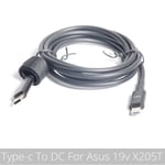 1.5M Câble chargement USB type-c 19V ordinateur portable, adaptateur d'alimentation, convertisseur, Asus Eeebook X205 X205T X205TA E202 E202SA Nipseyteko