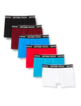 ANTONIO ROSSI (3/6 Pack) Men's Fitted Boxer Hipsters - Mens Boxers Shorts Multipack with Elastic Waistband - Cotton Rich, Comfortable Mens Underwear, Classic Light (6 Pack), M