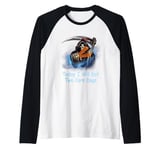 Today I 'll Eat Two Corn Dogs Meme The-Death Reaper Humor Raglan Baseball Tee