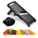 Professional Mandolin Slicer Julienne Cutter Chopper Fruit Veg Peeler Black