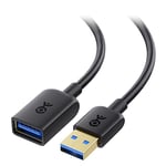 Cable Matters USB to USB Extension Cable 1m (USB 3 Extension Cable/USB 3 Extension Lead, USB Extension Lead 1m) in Black 1m