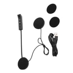 Bt Motorcycle Helmet Wireless Noise Reduction Earphones With Mic Stereo He Part