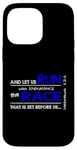 iPhone 14 Pro Max Hebrews 12:1 - RUN with endurance the RACE Bible Inspired Case