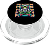 Cute Gaming Frog Pew Video Game Graphic Men Boys Kids Women PopSockets PopGrip for MagSafe