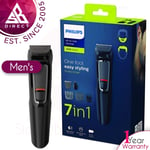 Philips 7-in-1 All-In-One Trimmer,Series 3000 Grooming Kit for Beard & Hair│InUK