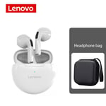 HT38 White And Case Lenovo D'origine HT38 Bluetooth 5.0 TWS Écouteurs Sans Fil Casque Étanche Sport Casques Réduction Du Bruit Avec Micro ""Nipseyteko