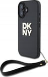 Dkny Dkhcp16spbswsk Apple Iphone 16 6,1" Svart Handledsremfodral Stock Logo