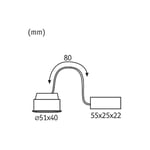 Paulmann Coin Base LED 3-Step-dim 100° 5W 3 000 K