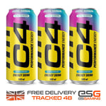 Cellucor C4 Energy Cosmic Rainbow Pre Workout 3x500ml RTD Cans Sugar Free