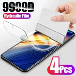 4 st Hydrogel Film för Xiaomi Redmi note 8 Pro skärmskydd