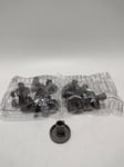 Universal 16 Grey Lower Basket Wheels To Fit AEG Electrolux Zanussi Dishwashers