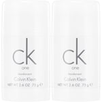 Calvin Klein CK One Deodorant Stick Unisex Duo 2x75 g