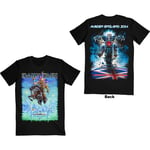 Iron Maiden Men's Tour Trooper Short Sleeve T-Shirt, Black, Medium