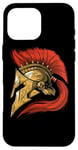 Coque pour iPhone 16 Pro Max Casque Spartiate Guerrier Mythologie Grecque Empire Romain