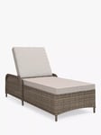 John Lewis Rye Woven Garden Sun Lounger, Natural