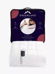 Dreamland 168 Organic Cotton Heated Electric Mattress Protector, White