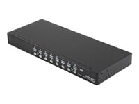 Startech.Com 16 Port Rackmount Usb Kvm Switch Kit With Osd And Cables - 1U (Sv1631dusbuk) - Kvm-Svitsj - 16 X Kvm Port(S) - 1 Lokalbruker - Stasjonær - For P/N: Rk2537bkm, Rk3236bkf, Rk4236bkb, Rk4242bk24, Rk4242bk30, Rkcons1701, Rkcons17hd