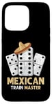 iPhone 15 Pro Max Mexican Train Master Domino Player Dominoes Lover Game Mens Case